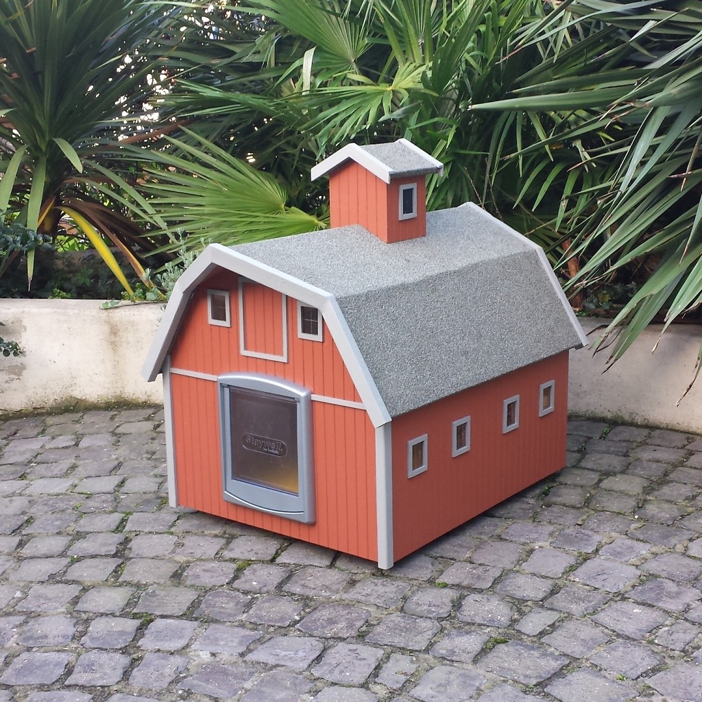 The American Barn luxury cat house